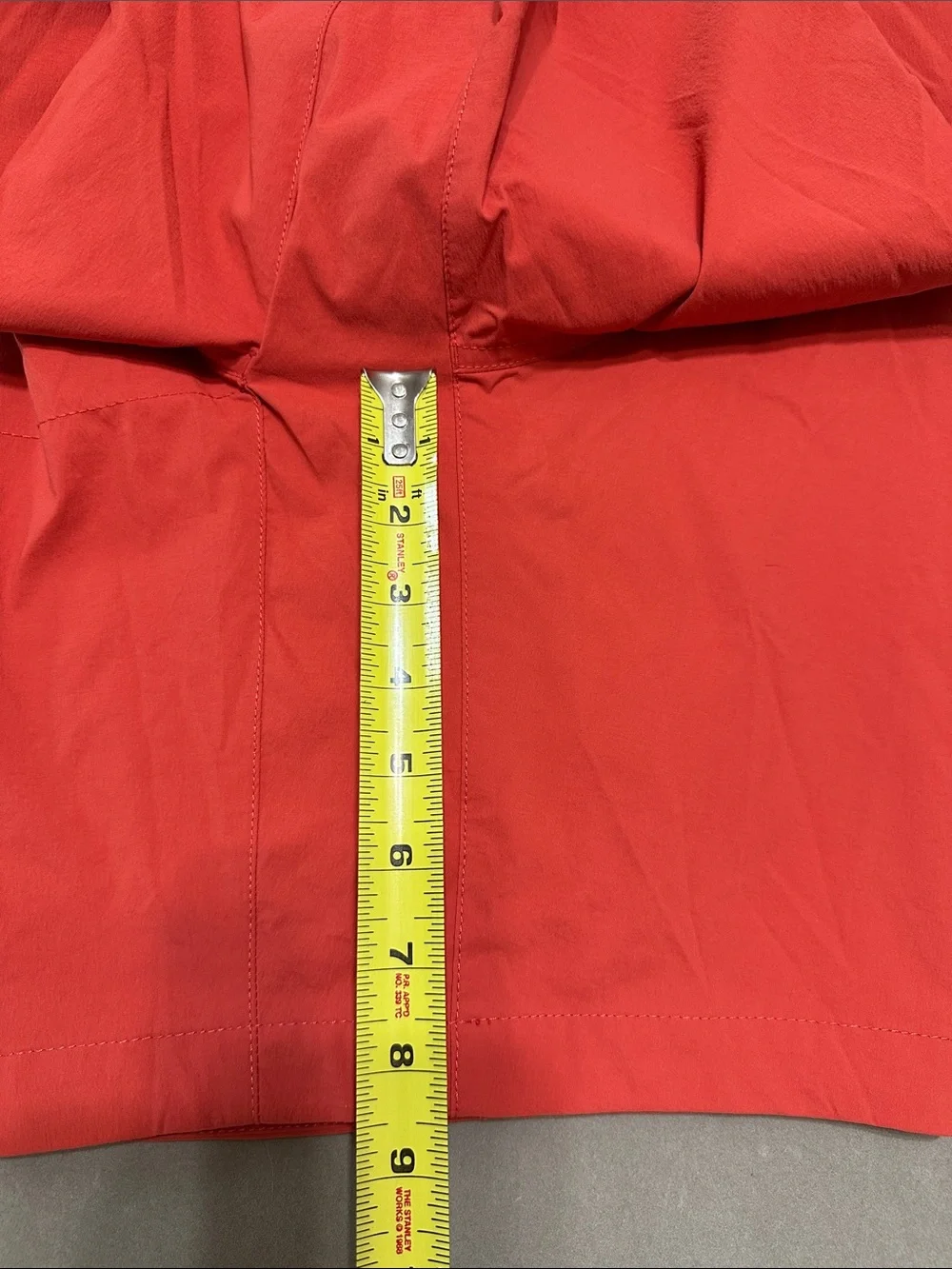 The North Face Men's Orange Red Hybrid Shorts - 34
